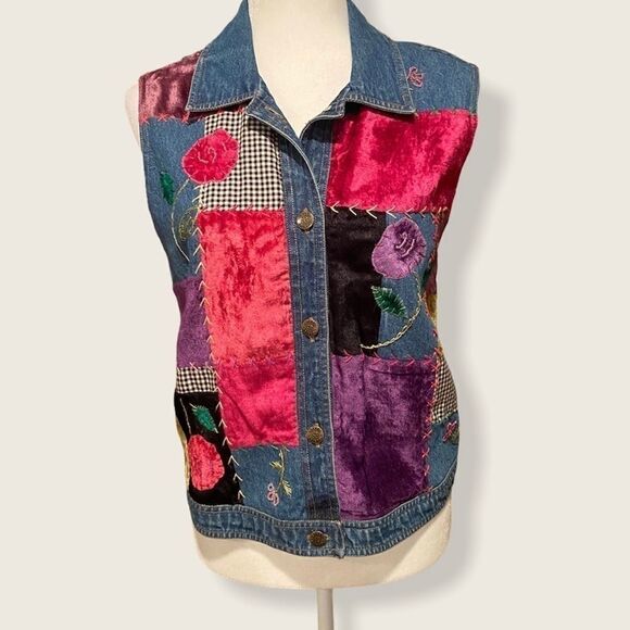 Susan Bristol Patchwork Vest - Picture 1 of 7